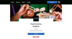 Desktop Screenshot of ksamcocinaasiatica.com